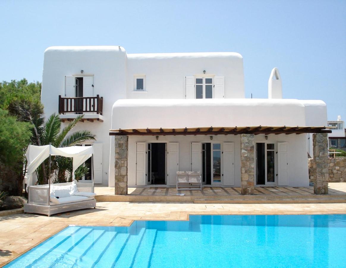 Dreamy Boho 5Bed Villa With Pool And Ocean View Mykonos Town Exterior photo