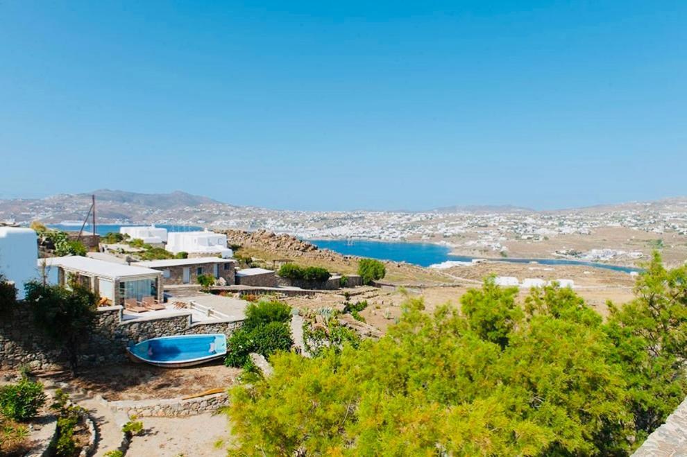 Dreamy Boho 5Bed Villa With Pool And Ocean View Mykonos Town Exterior photo